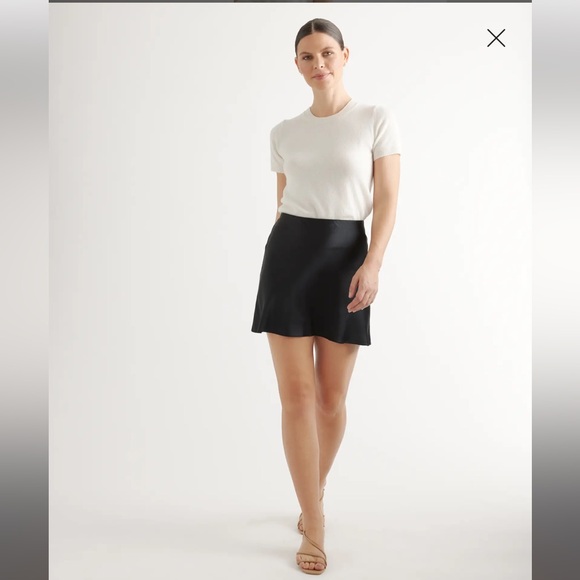 Quince Dresses & Skirts - Quince 100% washable silk mini skirt